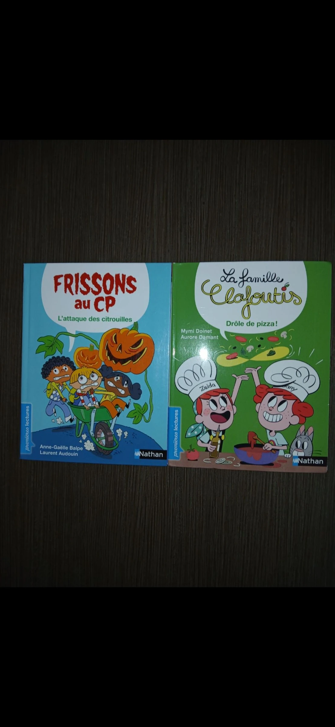 Lot 2 livres mes premières lectures Nathan des 6 ans